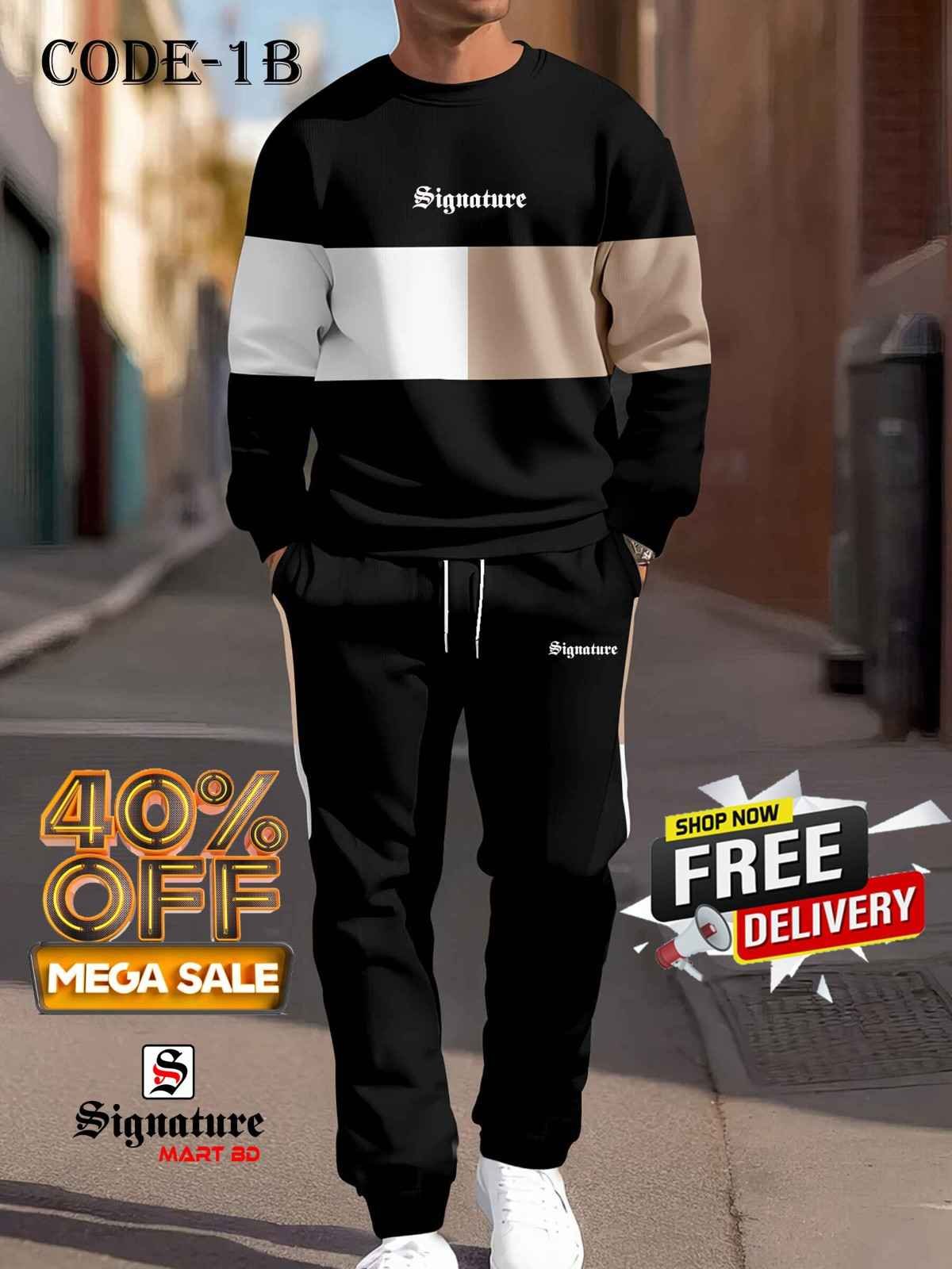 Premium Signature Sweatshirt & Sweatpants Joggers Set