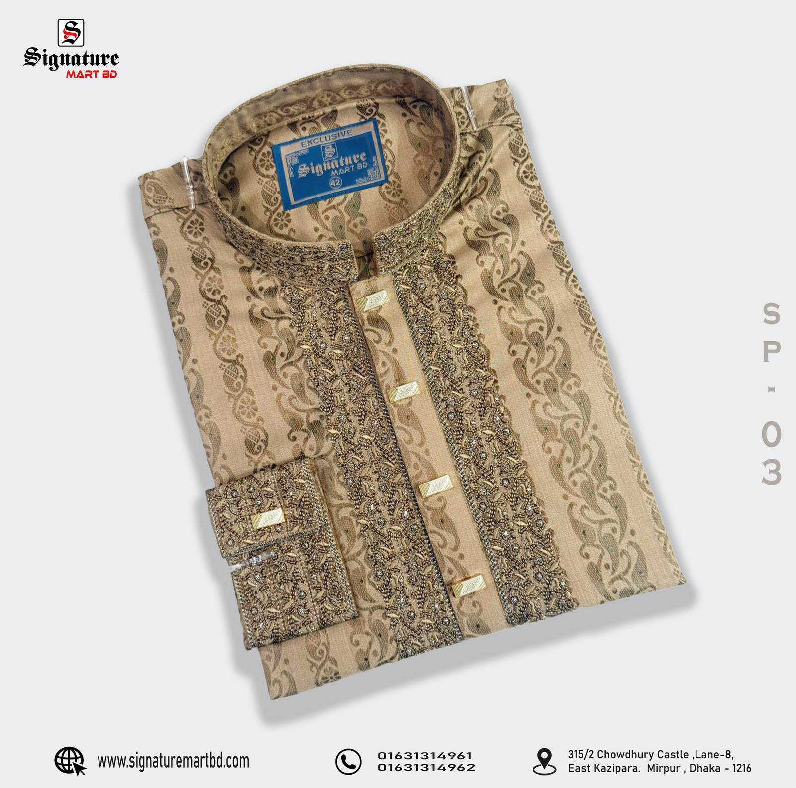 Semi Katan Premium Quality Panjabi